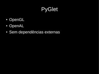 Desenvolvimento de Jogos em Python