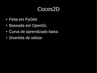 Desenvolvimento de Jogos em Python