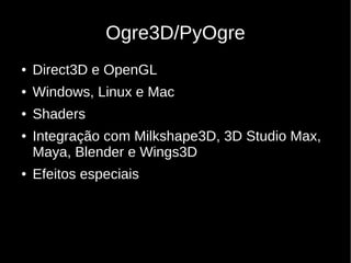 Desenvolvimento de Jogos em Python