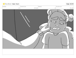 Scene
17
Duration
07:00
Panel
6
Duration
01:00
Game Start Page 49/69
 