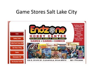 Game Stores Salt Lake City
 