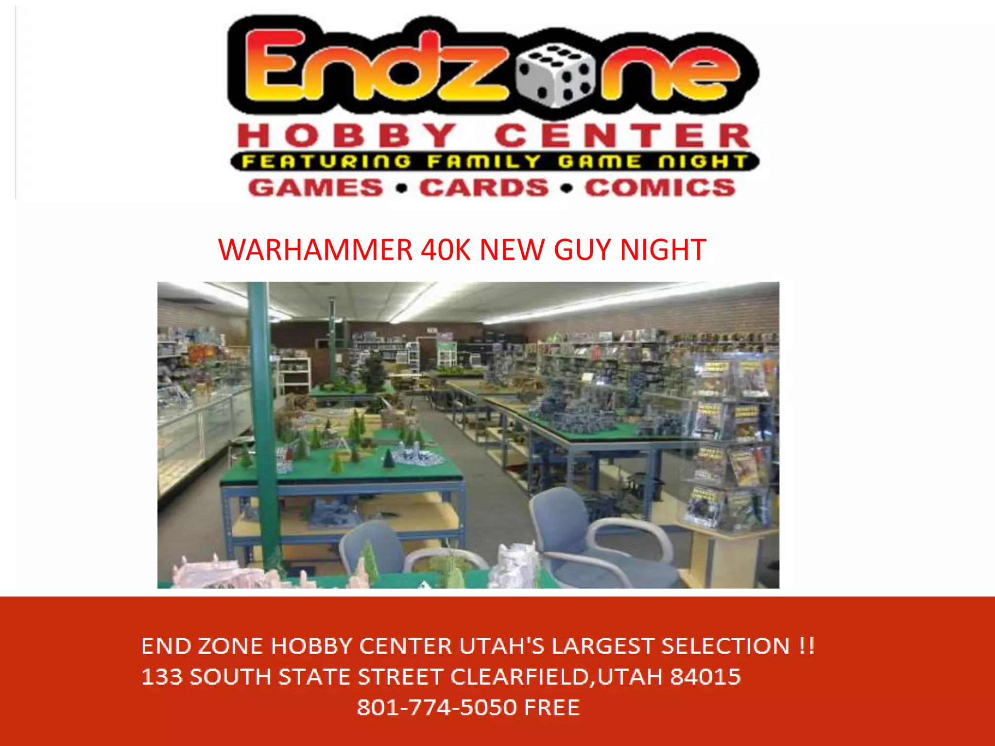 WARHAMMER 40K NEW GUY NIGHT