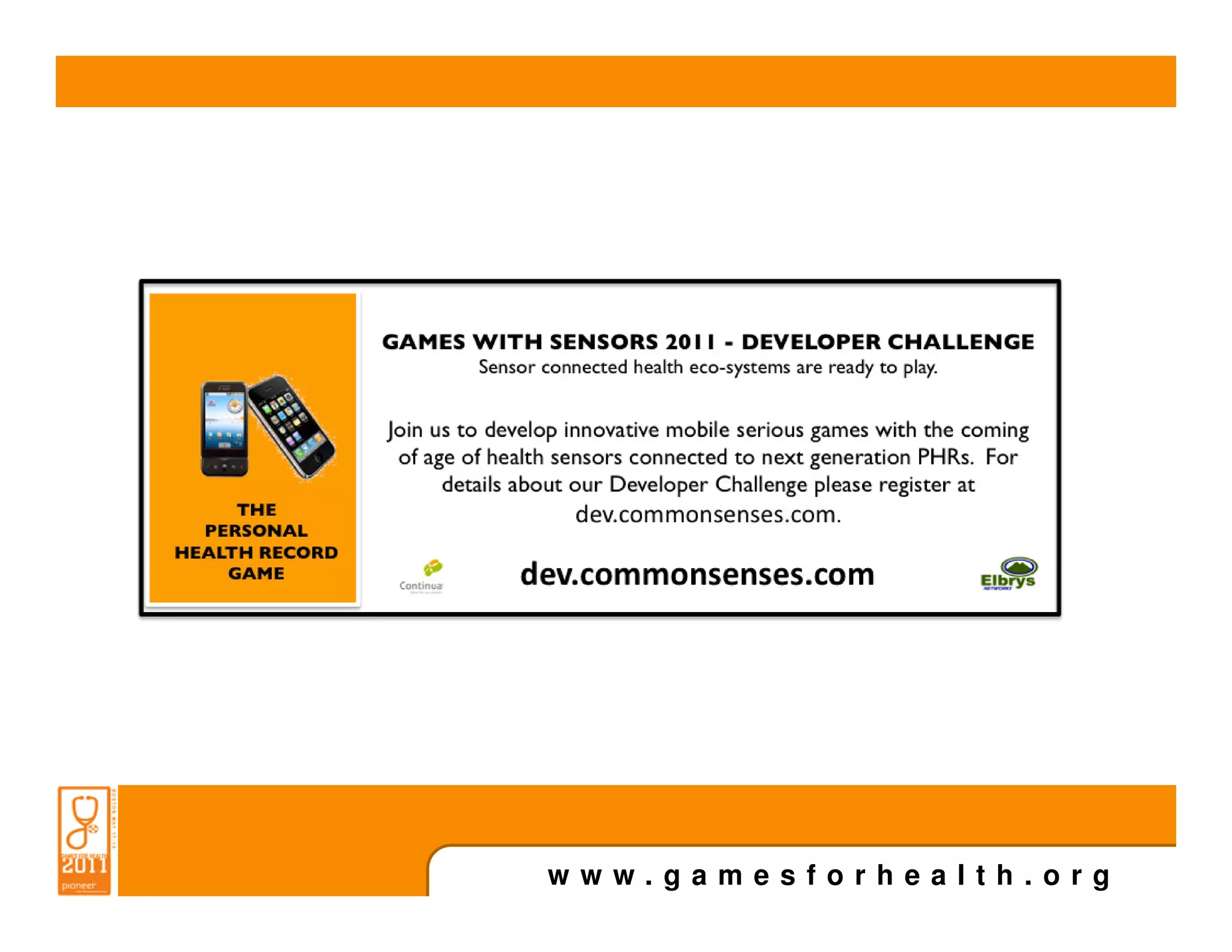www.gamesforhealth.org
 