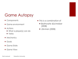 Game system design | PPTX