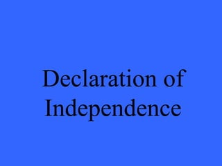 Declaration of Independence 