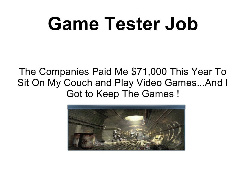 Game Tester Job Game Tester Job Reviews