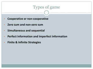 Pure Strategies & Mixed Strategies