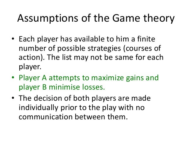 Game Theory