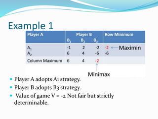 B3 Example Game theory | PPTX