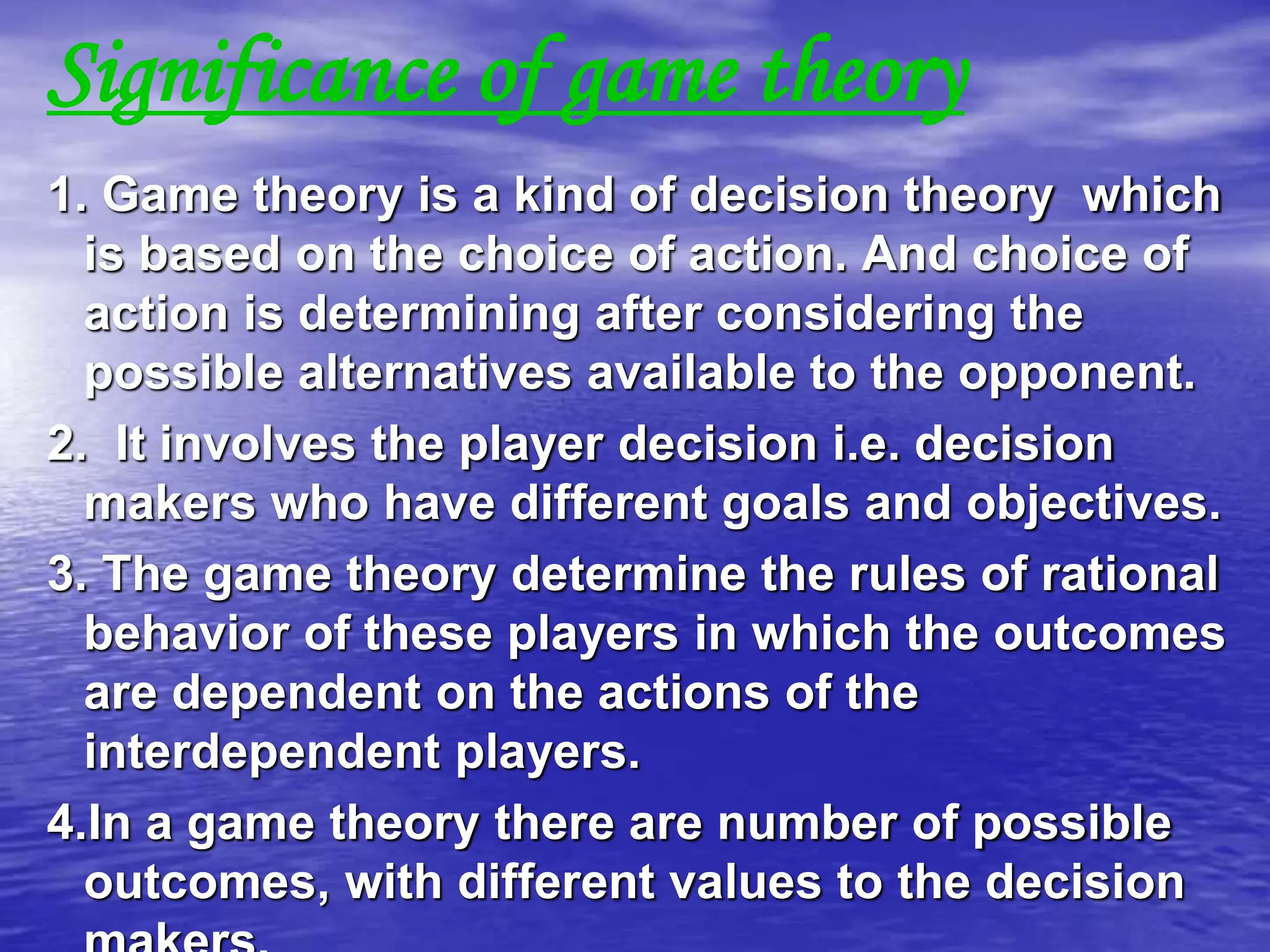 What are the Limitations of Game Theory