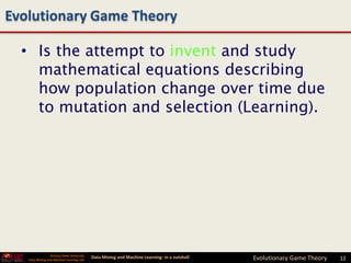 Evolutionary Game Theory | PPTX