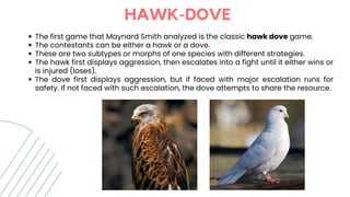 Game theory- models and strategies in evolution | PDF