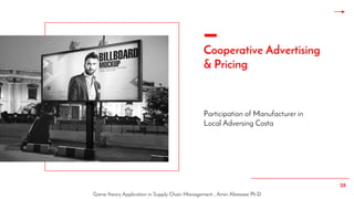 Game theory application in supply chain management | PDF