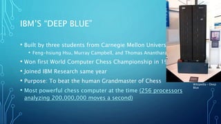Ibm Deep Blue Game Theory Behind the “Deep Blue” – A Study of Chess | PPT