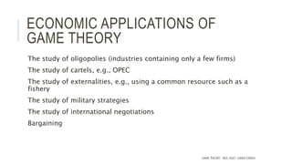 Game Theory Strategic Decision Making | PPTX
