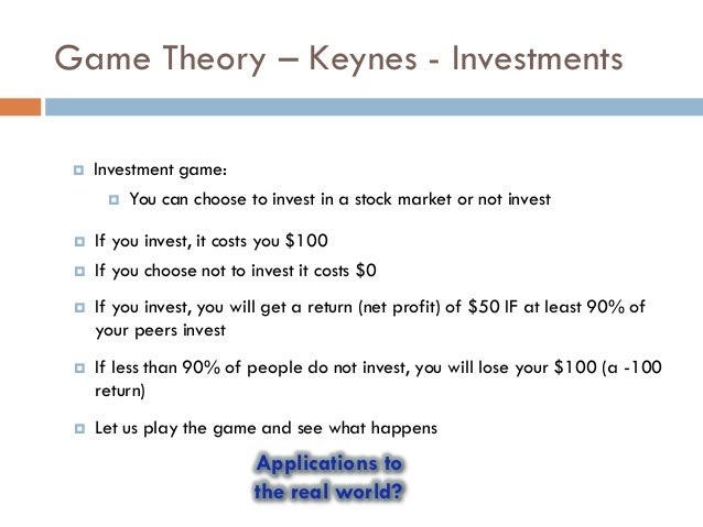Game theory forex