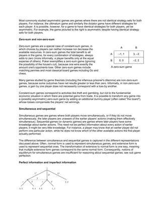 Game theory is the study of strategic decision making | DOCX