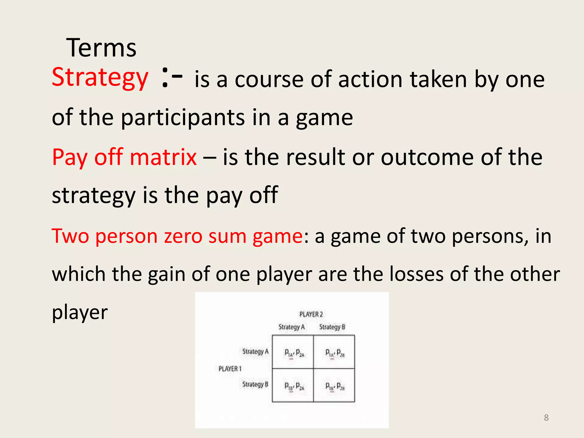 Game theory ppt | PPTX