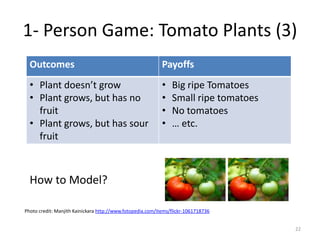 1- Person Game: Tomato Plants (3)How to Model?22Photo credit: ManjithKainickarahttp://www.fotopedia.com/items/flickr-1061718736