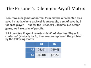 Utility – Example (Analysis)Expected return option (1) = 10 million yen,Expected return option (2) = 20 million yen,But option (1) has already great utility – utility curve may be logarithmicHere, if you have many friends playing or many attempts, then you should go for option 2.This is similar to philosophy of ‘penny shares’ – small investment, unlikely to succeed, but if it succeeds then it could be very successful.55