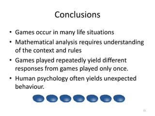 E2:=(1*xy + 0*x(1-y)) + (0*(1-x)y + 4*(1-x)(1-y))HenceE1=5xy –x-y+1 and E2= 5xy+-4x-4y+xy67