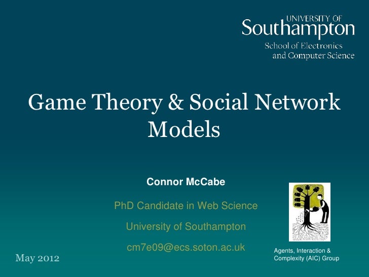 Game theory social networks cmccabe12