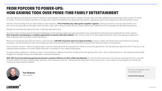 Photo inspiration: Gallery Detail: Game Time Is The New Prime Time