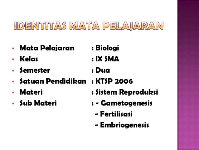 Gametogenesis Embrriogenesis