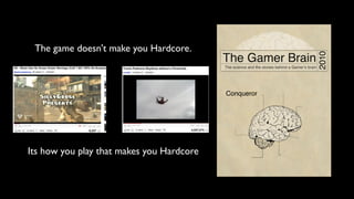 The game doesn't make you Hardcore.



                                           Conqueror




Its how you play that makes you Hardcore
 