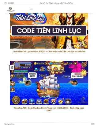 GameTV Plus Thế giới tin tức game 24_7 - GameTV Plus.pdf
