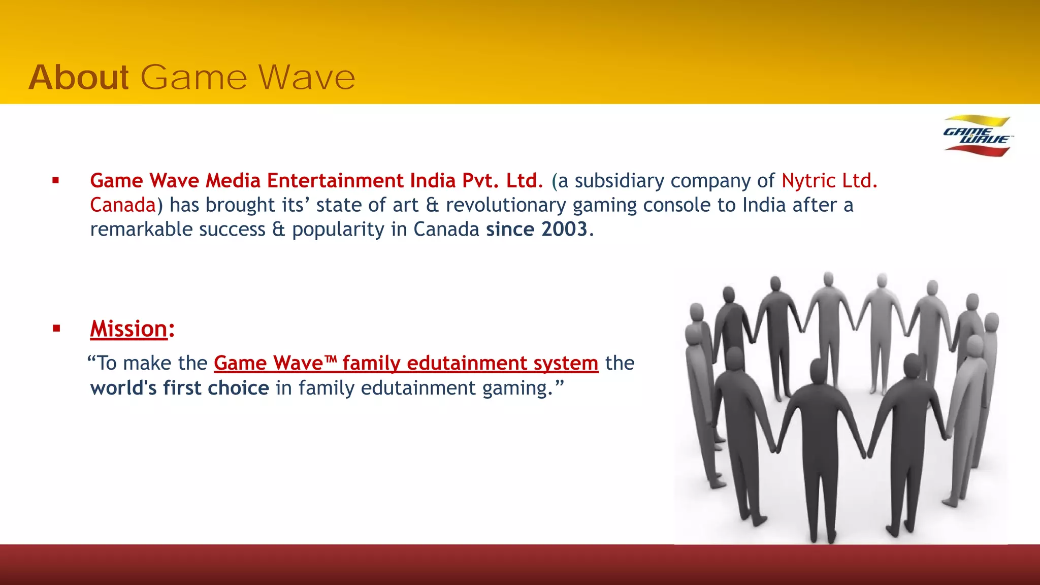 Gamewave presentation (pdf format) | PDF