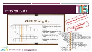 PISTAS POR E-MAIL
Daniela Guimarães || danidesg@gmail.com
 