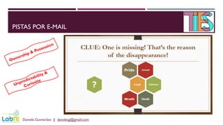 PISTAS POR E-MAIL
Daniela Guimarães || danidesg@gmail.com
 