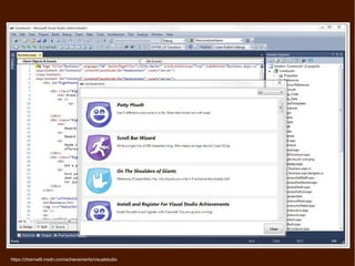 https://channel9.msdn.com/achievements/visualstudio
 