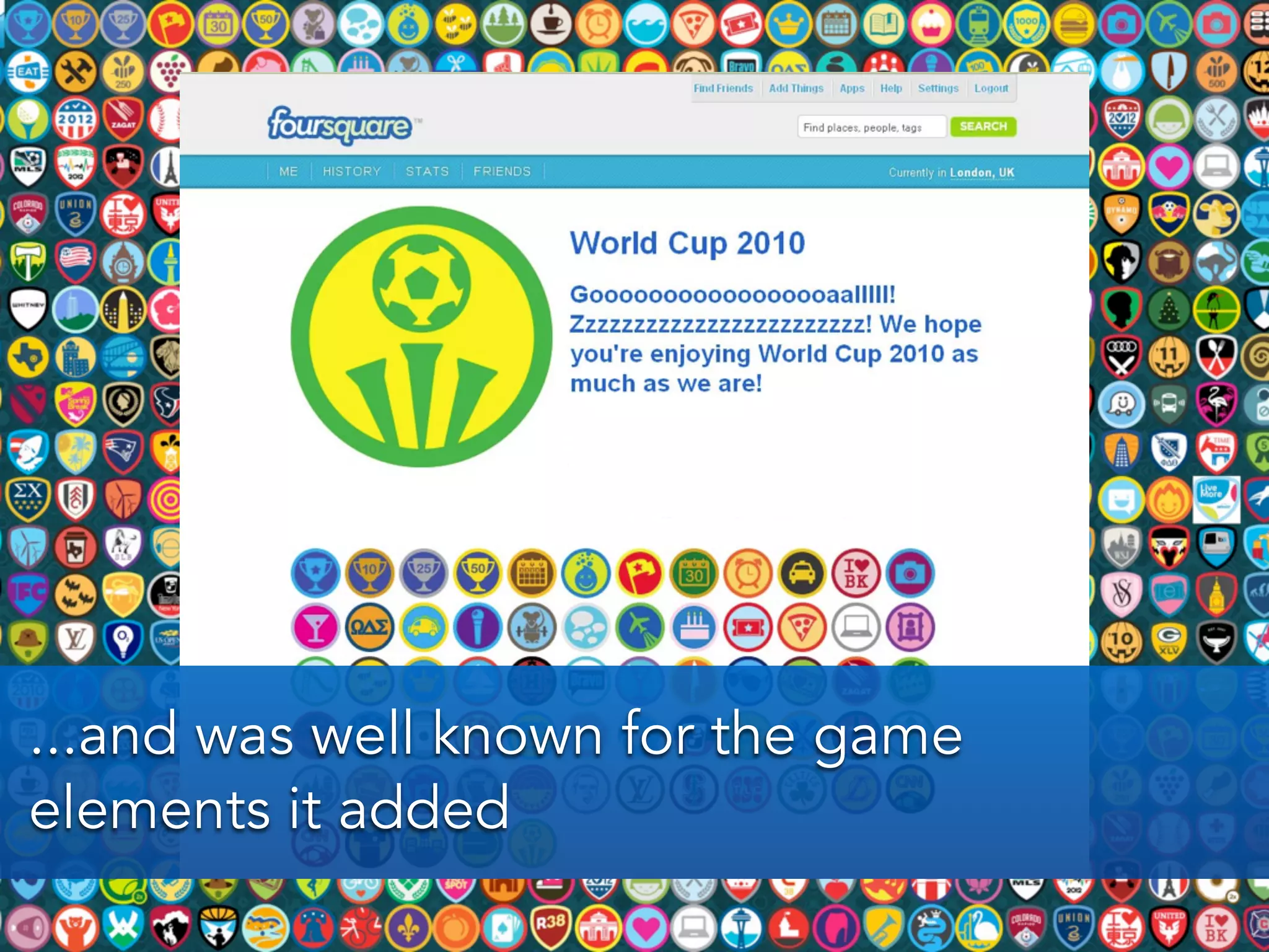 Text
...and was well known for the game
elements it added
 