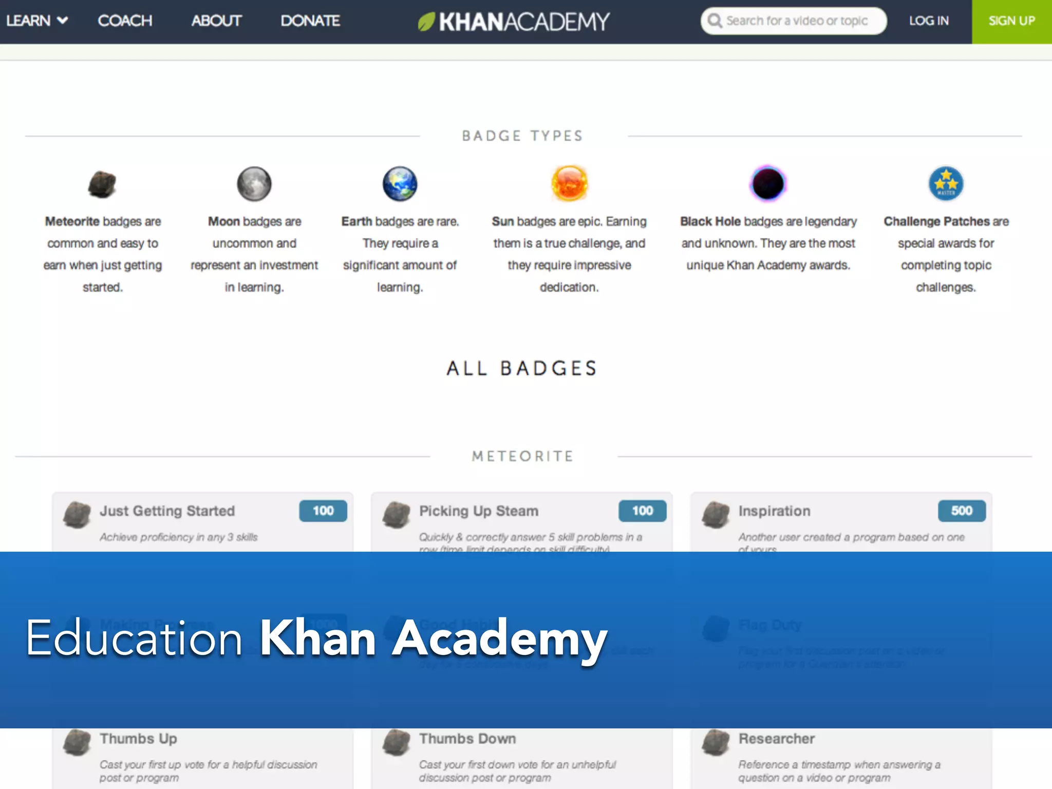 Education Khan Academy
 