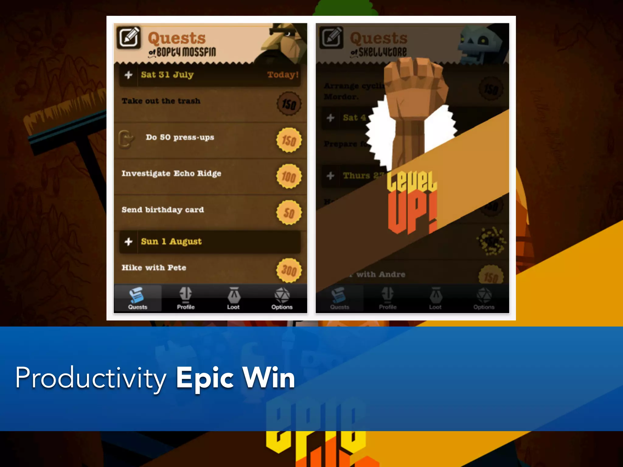 Productivity Epic Win
 