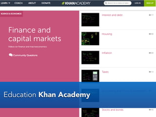 Education Khan Academy
 