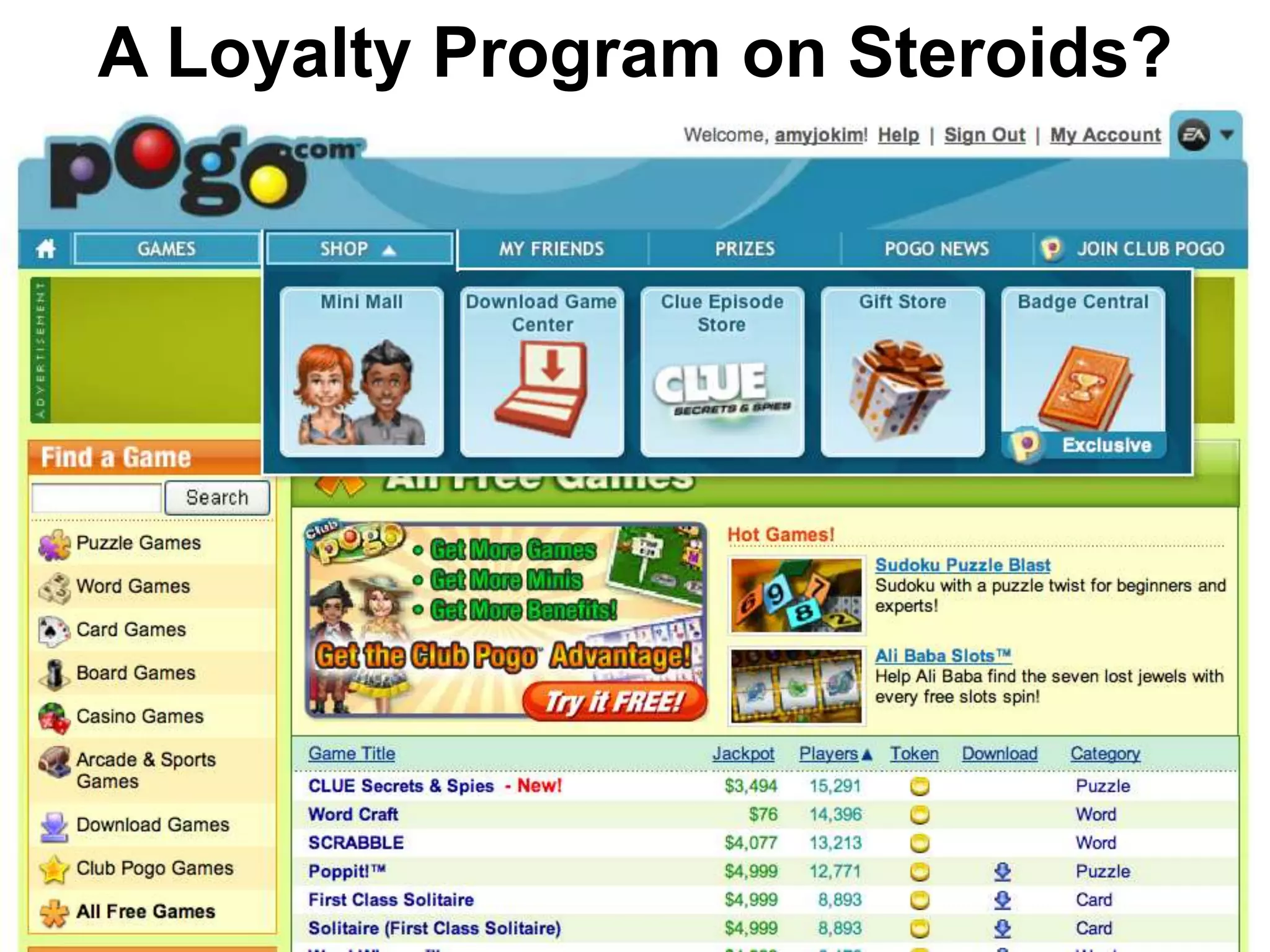 A Loyalty Program on Steroids?
