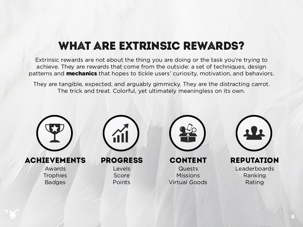 Gamification Extrinsic Vs Intrinsic Rewards Gamification Extrinsic Vs Intrinsic Rewards