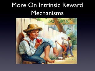 Points Mean Prizes!
#Poi
nts
Activity
10 Post a correct answer to a question
5 Have your reply marked as a decision
5 Have someone follow you
5 Post a helpful response
3 Create a document
3 Follow another user
3 Mark something as a decision
2 Comment on an idea
2 Create a blog post
2 Create a discussion
2 Create an idea
2 Have someone ‘like’ something you’ve posted
2 Reply to a discussion
1 Attend an event
1 Vote on an idea
Data extracted from the gamification module of a
leading collaborative platform
Valued Collaborator Badge
 