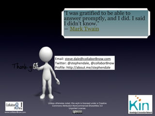 Further Reading & References
• The BartleTest of Gamer Psychology: http://en.wikipedia.org/wiki/Bartle_Test
• Gamifying with Dr Amy Jo Kim’s Social EngagemementVerbs:
http://amyjokim.com/2012/09/19/social-engagement-whos-playing-how-do-they-like-to-
engage/
• Making work fun or making fun of work: Steve Dale, Business Information Review June 2014
http://bir.sagepub.com/content/31/2/82
Play at Work: how games
inspire break-through thinking.
Adam L Penenberg
Unlocking the power of
game dynamics in business
and in life. Aaron Dignon
 