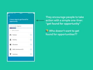 They encourage people to take
action with a simple one-liner:
“get found for opportunity”
' Who doesn't want to get
found ...