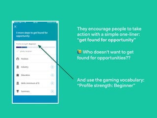 They encourage people to take
action with a simple one-liner:
“get found for opportunity”
' Who doesn't want to get
found ...