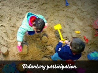 Voluntary participation

 