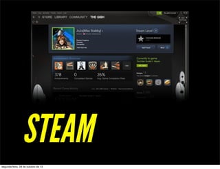 STEAM
segunda-feira, 28 de outubro de 13

 