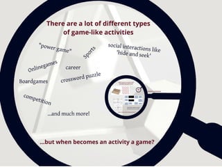 Gamification 4 layer approach