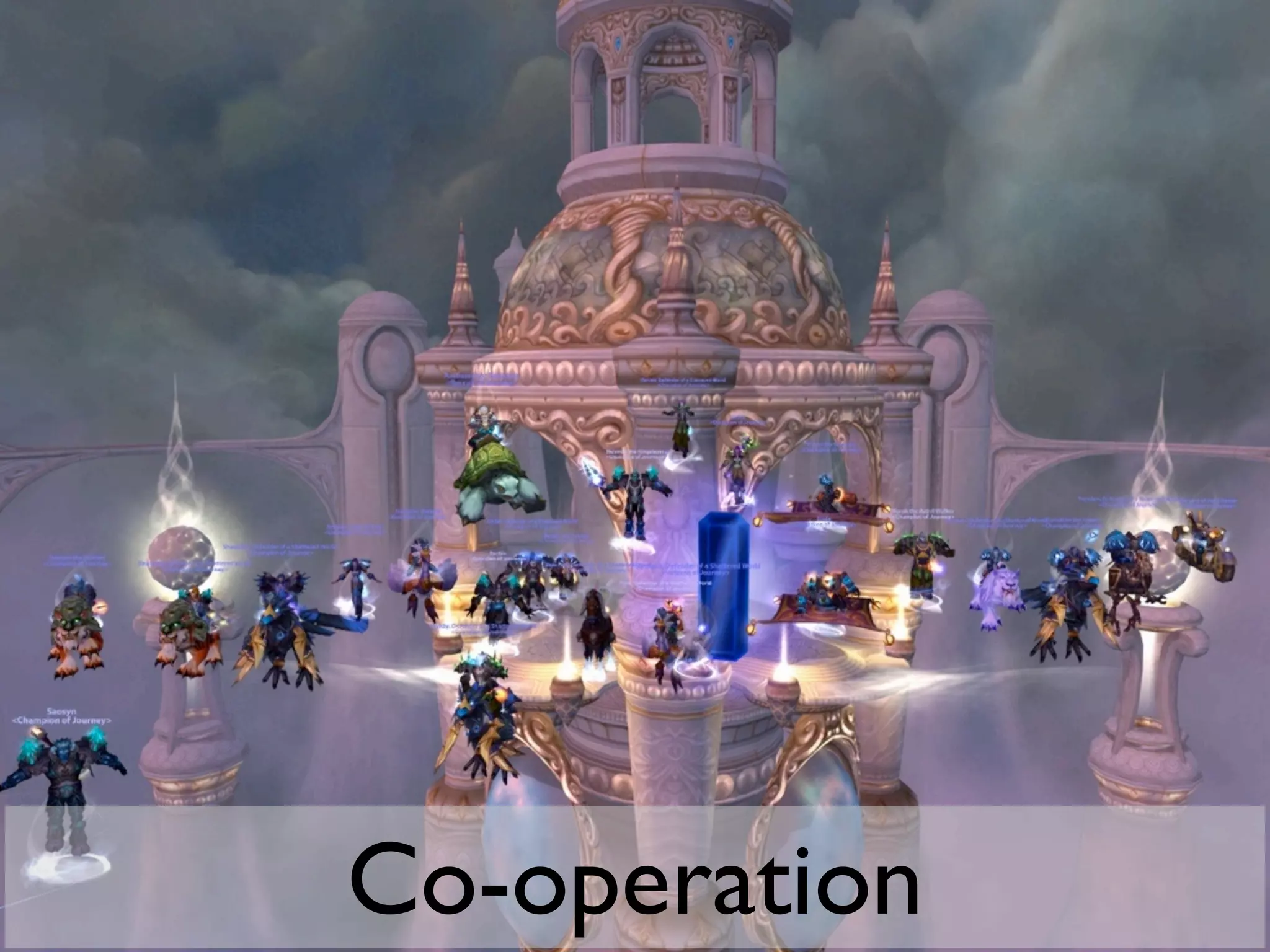 Co-operation
 Cooperation
 