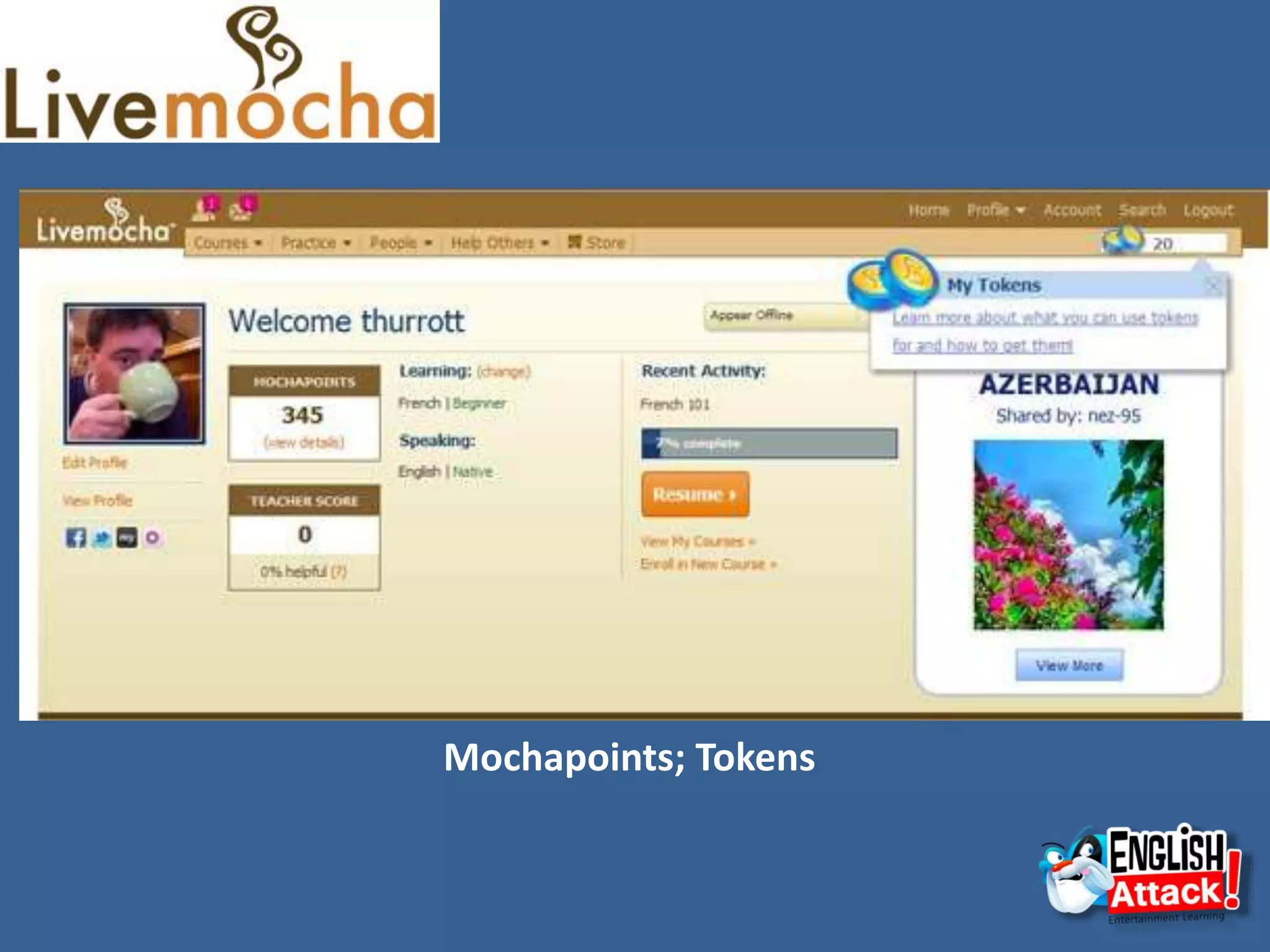 Mochapoints; Tokens
 