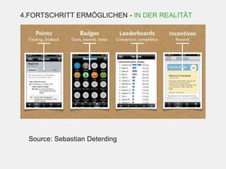 4.FORTSCHRITT ERMÖGLICHEN - IN DER REALITÄT




  Source: Sebastian Deterding
 